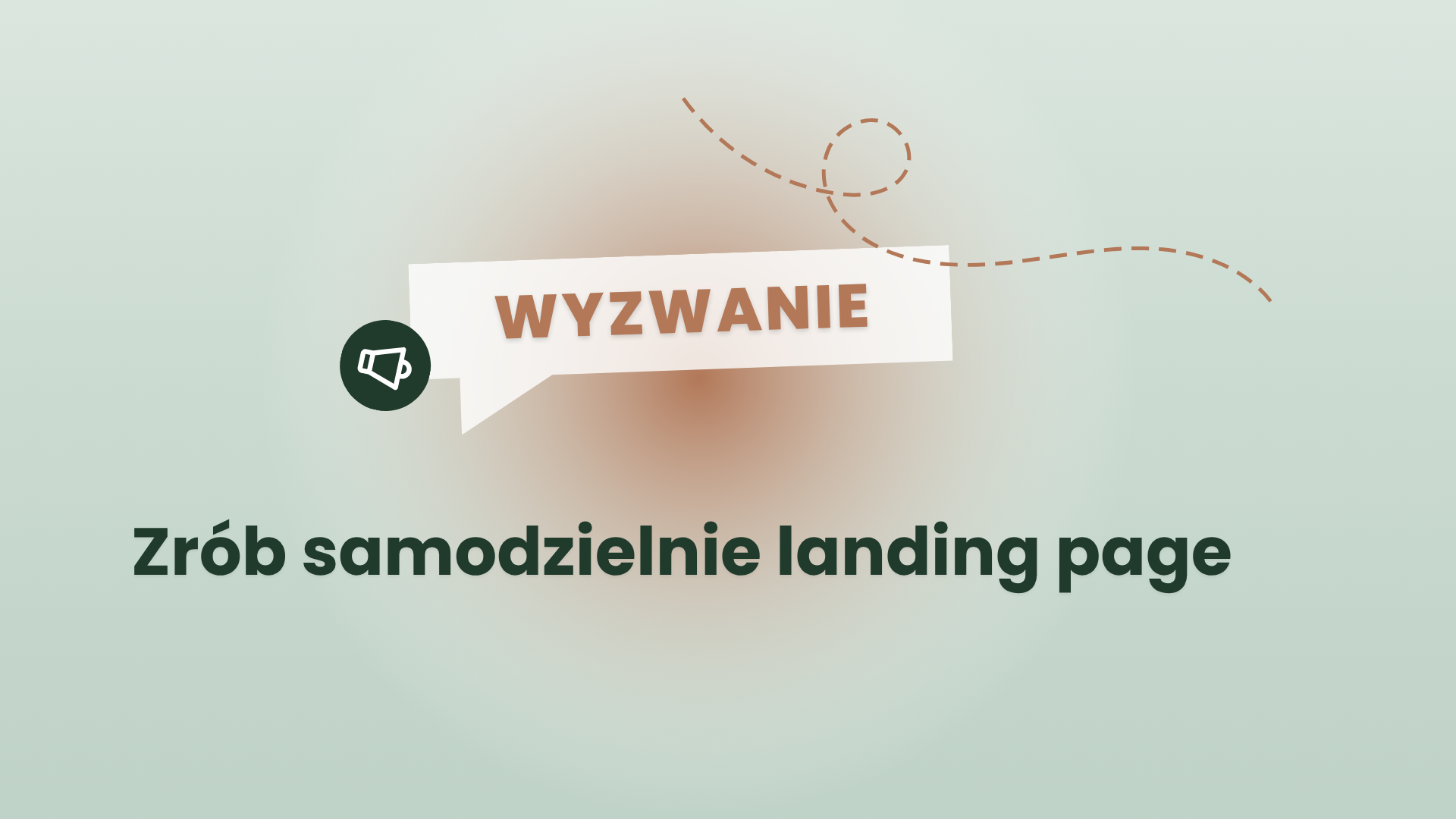 WYZWANIE: Zrób samodzielnie landing page